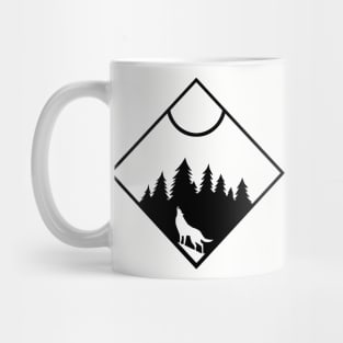 Wolf Diamond Mug